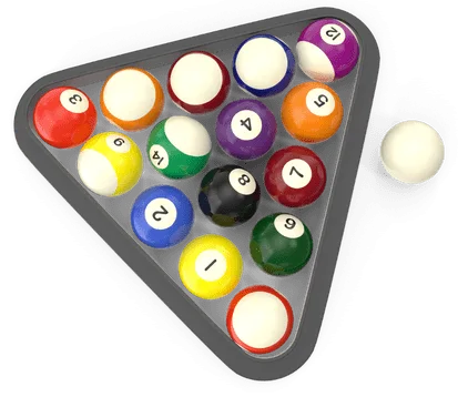 Billiard Balls Footer